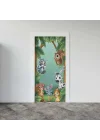 Kapı Giydirme Kapı Sticker Folyosu Hayvanlar