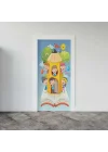 Kapı Giydirme Kapı Sticker Folyosu Kalem Çocuklar