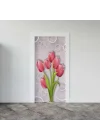 Kapı Giydirme Kapı Sticker Folyosu Kırmızı Gül