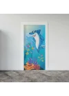 Kapı Giydirme Kapı Sticker Folyosu Köpek Balıkları
