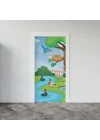 Kapı Giydirme Kapı Sticker Folyosu Kuş Ördek