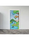 Kapı Giydirme Kapı Sticker Folyosu Kuş Ördek