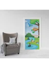 Kapı Giydirme Kapı Sticker Folyosu Kuş Ördek