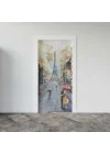 Kapı Giydirme Kapı Sticker Folyosu Paris Sarı Yağlıboya