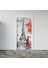 Kapı Giydirme Kapı Sticker Folyosu Paris Yağlıboya