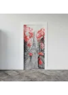 Kapı Giydirme Kapı Sticker Folyosu ParisYağlıboya