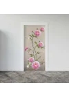 Kapı Giydirme Kapı Sticker Folyosu Pembe Gül