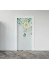 Kapı Giydirme Kapı Sticker Folyosu Sarı Çiçek
