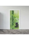 Kapı Giydirme Kapı Sticker Folyosu Siyah Taşlar