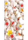 Kapı Giydirme Kapı Sticker Folyosu Taşlar Çiçek Balık