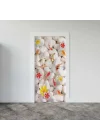 Kapı Giydirme Kapı Sticker Folyosu Taşlar Çiçek Balık