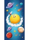 Kapı Giydirme Kapı Sticker Folyosu Uzay