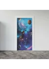 Kapı Giydirme Kapı Sticker Folyosu Uzay Galaksi