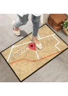 Kapı Önü Paspası - Modern ve Şık Kapı Paspası | Ev, Ofis ve Dış Mekân Kullanımı İçin (Ev Lokasyonu) 45x65