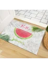 Kapı Önü Paspası - Modern ve Şık Kapı Paspası | Ev, Ofis ve Dış Mekân Kullanımı İçin (Hello Summer) 45x65