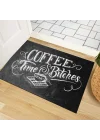 Kapı Önü Paspası - Modern ve Şık Kapı Paspası | Ev, Ofis ve Dış Mekân Kullanımı İçin (Latte) (Caffe Time Bitc..) 45x65