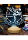 karateci Hediyesi, Karate Tekvando Judo Sporcuya Hediye 3D Led Lamba