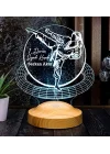karateci Hediyesi, Karate Tekvando Judo Sporcuya Hediye 3D Led Lamba