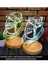 karateci Hediyesi, Karate Tekvando Judo Sporcuya Hediye 3D Led Lamba