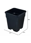 Kare Saksı 11 Litre