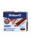 Kartuş Serisi TP6X Dolma Kalem Kartuşu Kahverengi