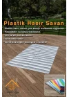 Katlanabilir Plaj Kamp Piknik Bahçe Balkon Teras Hasır Mat Savan Karavan Halısı Kilim GRİ 150 x 210
