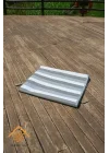 Katlanabilir Plaj Kamp Piknik Bahçe Balkon Teras Hasır Mat Savan Karavan Halısı Kilim GRİ 150 x 210