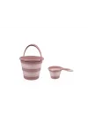 Katlanır Banyo 3lü Set Somon