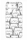 Kedi Baskılı Şeffaf Silikon Tablet Kılıfı, Kamera Korumalı