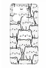Kedi Baskılı Şeffaf Silikon Tablet Kılıfı, Kamera Korumalı