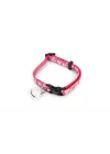 Kedi Boyun Tasması, Zilli, Pembe, 20-30cm