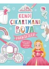 Kendi Çıkartmanı Boya - Prensesler