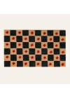 Kerala Siyah Coir Kapı Önü Paspası 45x75 Cm