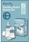 Kindy Antikolik 150 ml, 250 ml PP Biberon Başlangıç Seti, Mavi