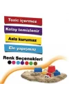 Kinetik Kum 500 gr. Siyah Plastik Kutu