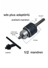 Kırıcı Delici Sds Plus Mandren Mıknatıslı Bits Adaptör Sds Metal Mandrel Seti