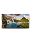 Kirkjufellsfoss Şelalesi Tablosu - 160x80cm