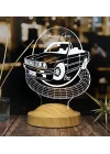 Klasik Bmw E30 cabrio, Bmw Logolu Hediye 3D Led Lamba, Bmw Hayranına Hediye