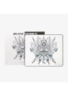 Klasse Blitz Speed Series 480x400x4 mm E-Sports Gaming Oyuncu Mouse Pad (G-Bear White)