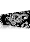 Klasse Pro - 10 Farklı Model Dikişli Kenar 90x40 cm Oyuncu Gaming Mouse Pad (Dragon Knot, 90x40 cm)