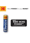 Kodak Max 20 Adet Alkalin İnce Pil-AAA-Shrink