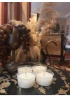 Kokulu Yüzen Kapsül Mum, 4 Adet