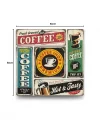 Kolaj Coffee Tablosu - 60x60cm