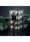 Koopman New Year 16 Parça Yılbaşı Topu Cream 40 mm