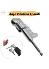 Köşe Vidalama Aparatı Matkap Adaptörü Delme Kör Nokta Zor Alan Matkabı Bits Uç Tutucu