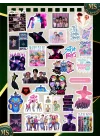 Kpop Demon Huntrix Saja Boys Sticker Seti 31 Adet Suya Dayanıklı