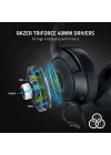 Kraken V3 X USB - Kablolu USB Oyun Kulaklığı (285 gda ultra hafif, TriForce 40 mm sürücüler, HyperClear Kardioid Mikrofon, 7.1 surround ses, Chroma RGB) Siyah