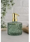 Kristal Cam Sıvı Sabunluk - Mint Yeşil (Mint Yeşil)