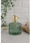 Kristal Cam Sıvı Sabunluk - Mint Yeşil (Mint Yeşil)