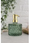 Kristal Cam Sıvı Sabunluk - Mint Yeşil (Mint Yeşil)